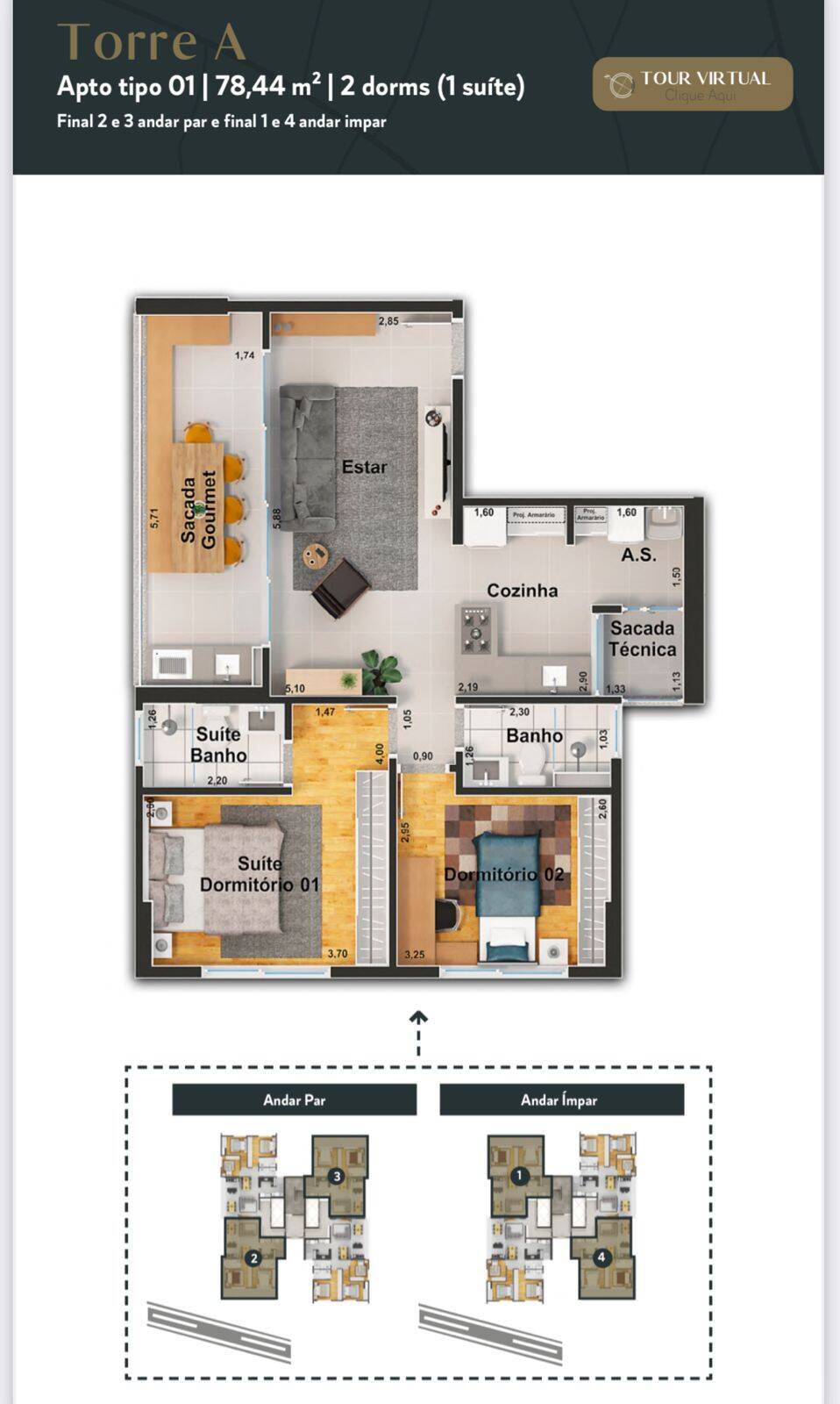 #268 - Apartamento para Venda em Votorantim - SP